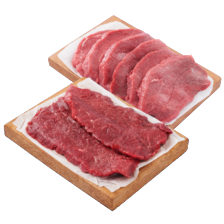 Malse runderbieflappen of runderschnitzels